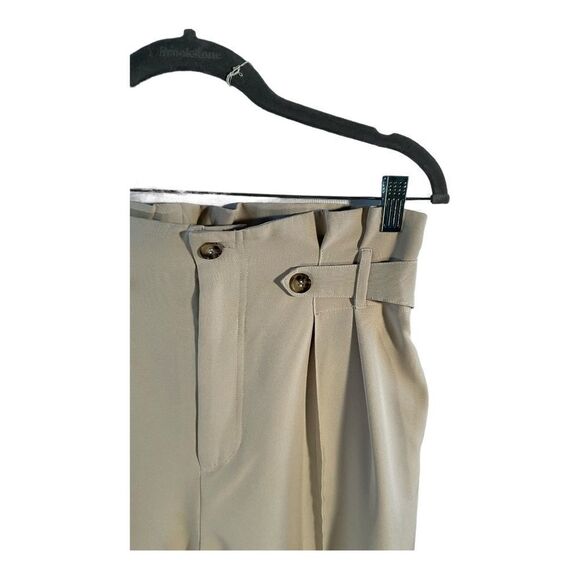 Sollinary Women’s Beige High Waist Cropped Tailored Pants Size Large - Picture 4 of 16